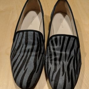 Cole haan zebra loafer style dress shoes size 8.5